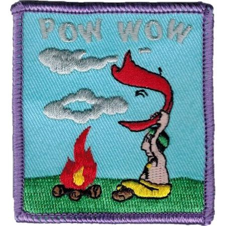 Pow Wow Embroidered Patch