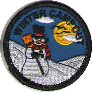Winter Camp Embroidered Patch