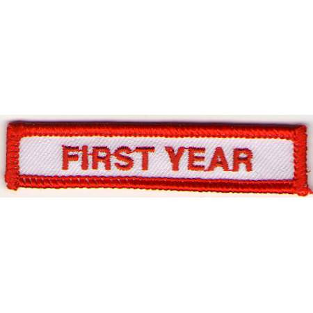 First Year Embroidered Bar Patch