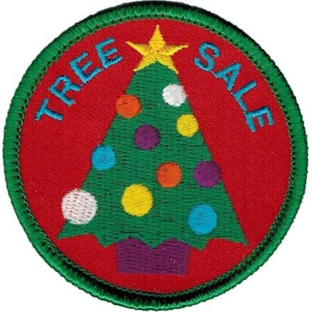 Christmas Tree Sale Embroidered Patch