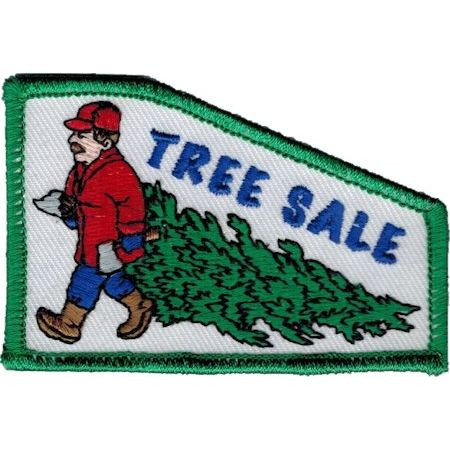 Christmas Tree Sale Embroidered Patch