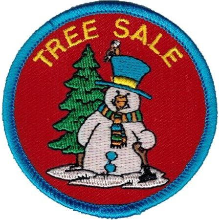 Christmas Tree Sale Embroidered Patch