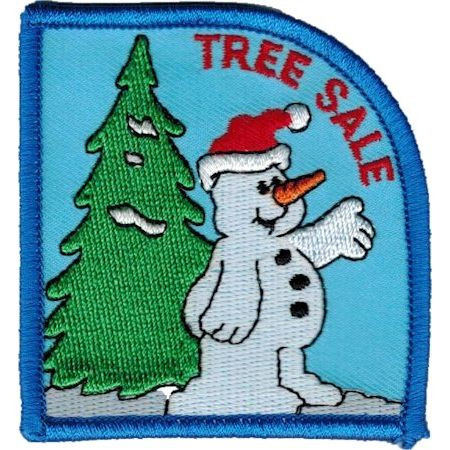 Christmas Tree Sale Embroidered Patch