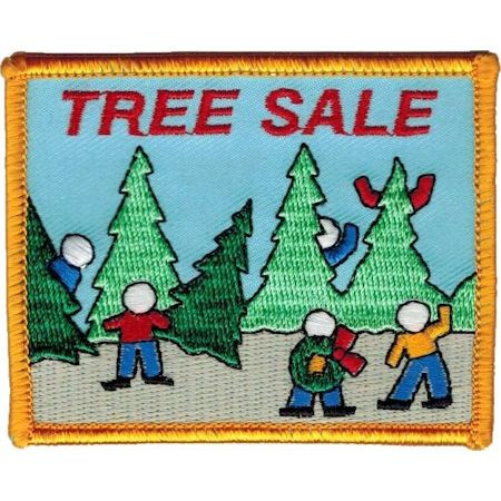 Christmas Tree Sale Embroidered Patch