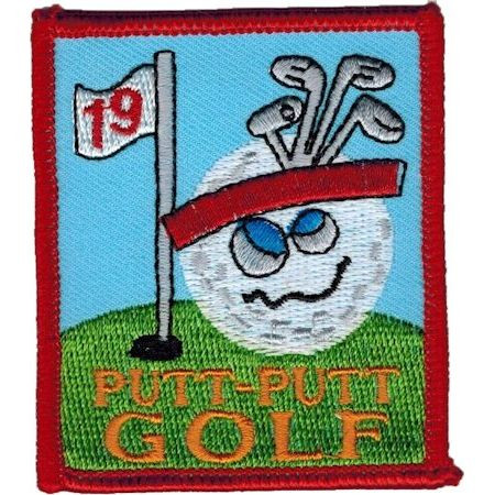 Golf Embroidered Patch