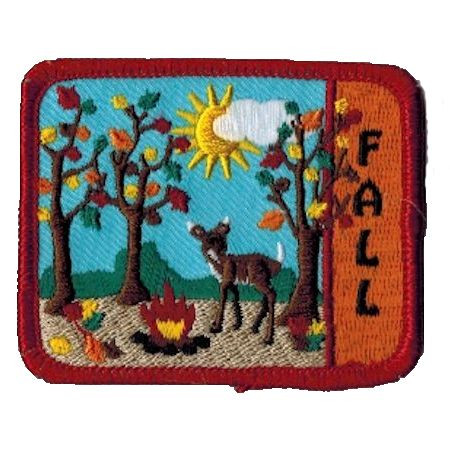 Fall Embroidered Patch