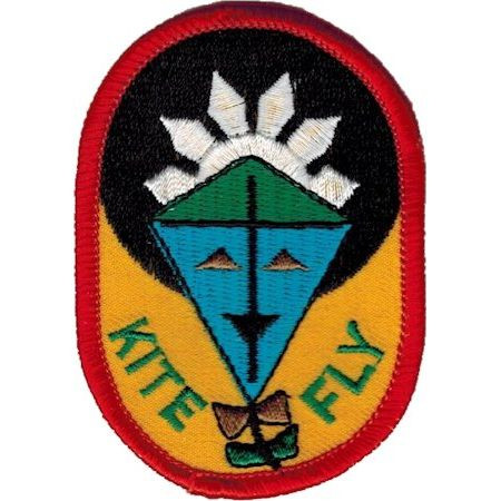 Flying Kite Embroidered Patch