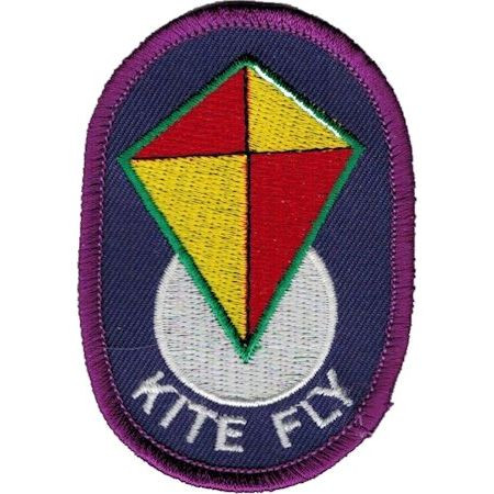 Flying Kite Embroidered Patch