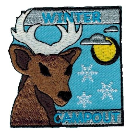 Winter Activity Embroidered Patch