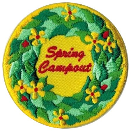 Spring Outing Embroidered Patch
