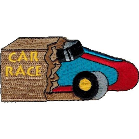 Car Race Embroidered Patch