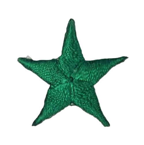 Green 1" Star