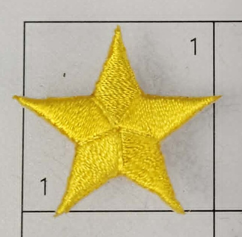 Yellow 1" Star