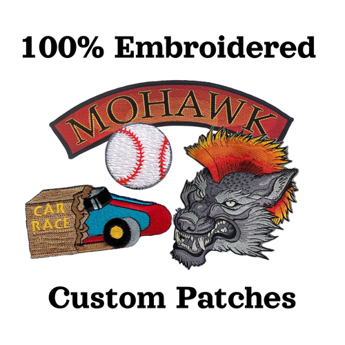 3.5 Inch Custom 100% Embroidered Patch