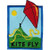 Flying Kite Embroidered Patch