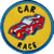 Car Race Embroidered Patch