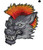 Giant Flaming Wolf