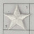 White 1" Star