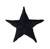 Black 1" Star