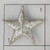 Silver 1" Star