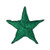 Green 1" Star