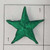 Green 1" Star