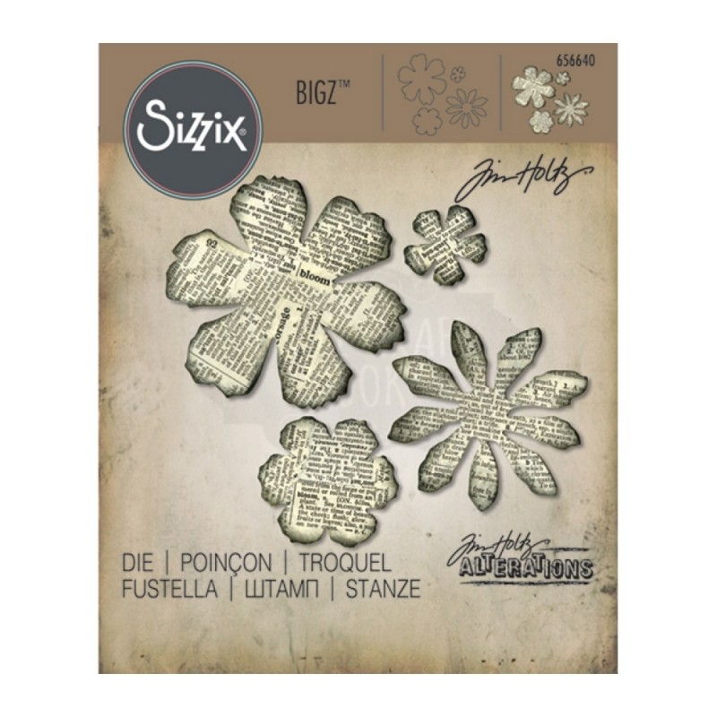 Fiori Tre Misure Bigz 656640, fustella sizzix