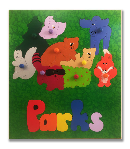 Name Puzzle for a child | Forest Animals