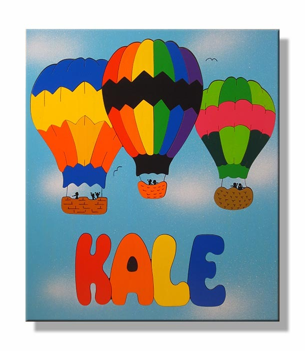 Hot Air Balloon Name Puzzle