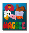 Farm Animals Name Puzzle for Kids