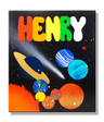 Wood Name Puzzle for Kids with Planets in the Solar System