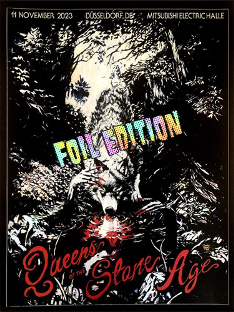 Queens of the Stone Age 40枚限定 メタリック ポスター Queens of the Stone Age 40枚限定 メタリック ポスター Queens
