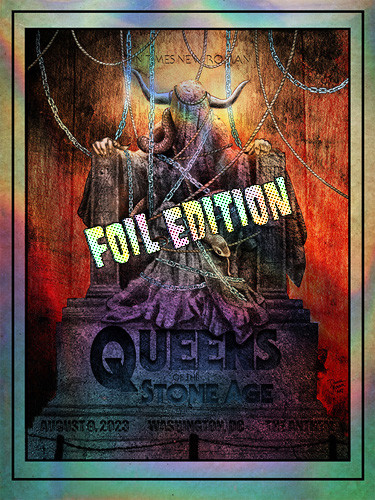 Queens of the Stone Age Washington, DC - Foil Edition 18