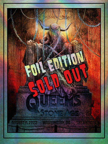 Queens of the Stone Age Washington, DC - Foil Edition 18