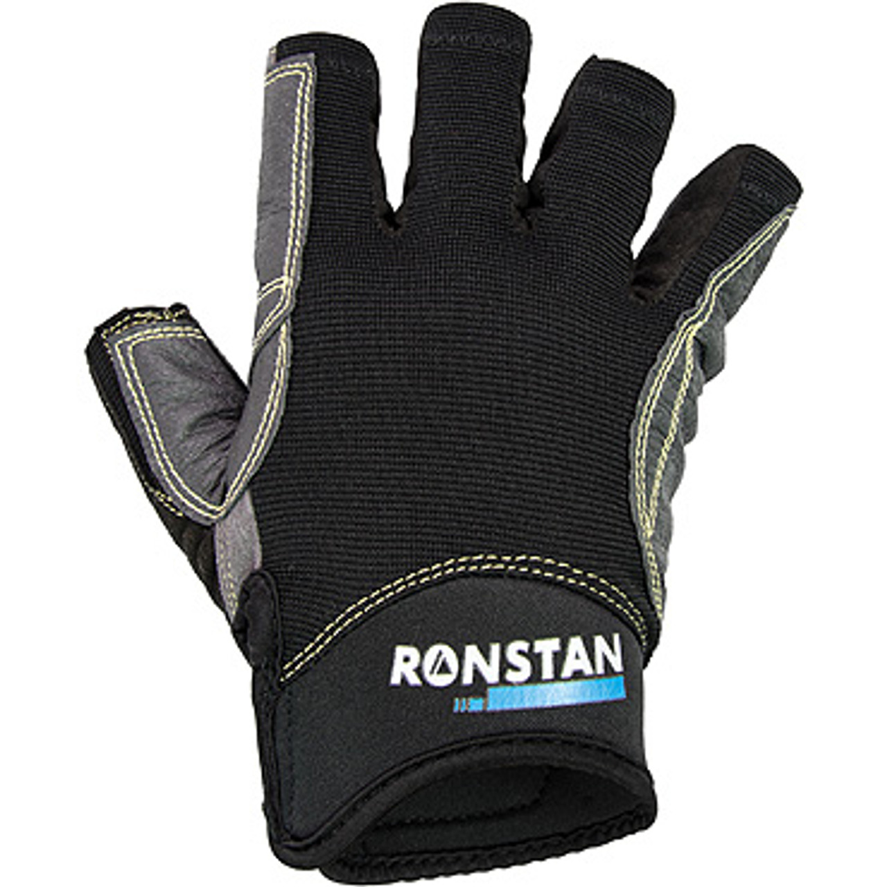 Ronstan Sticky Race Gloves W-3 Full & 2 Cut Fingers - Grey - Small