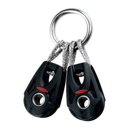 Ronstan 30 mm Orbit Double Clew Ring Block - Ronstan Sailing