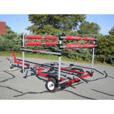 Dynamic Combo Rail System Rack Over and Spar Deck Double Tongue Dolly