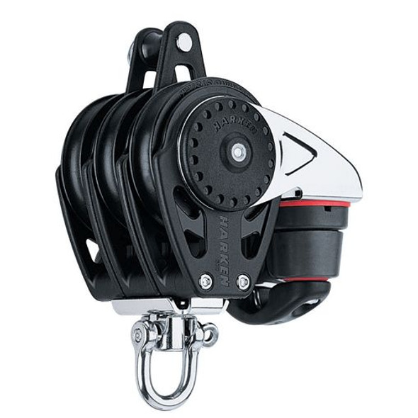 Harken 57 mm Carbo Triple Block w/ Becket and Cam H2618
