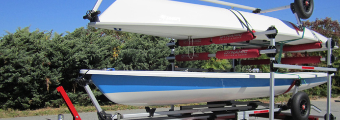 laser sailboat rack