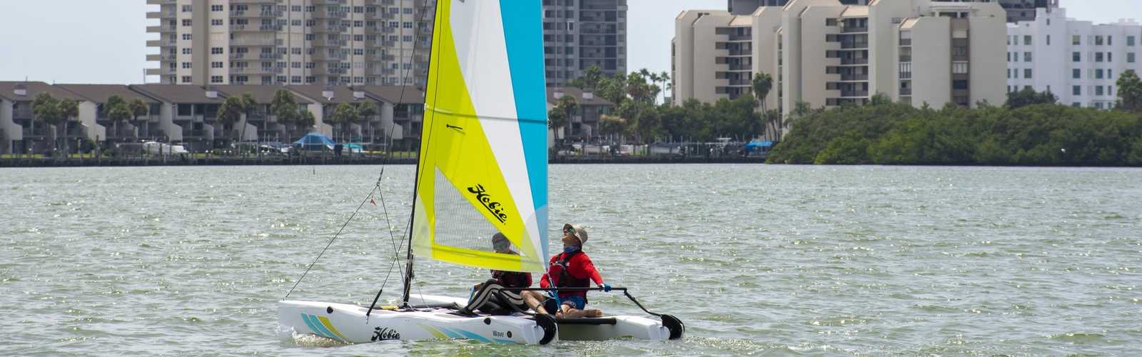 30ft wave sailboat