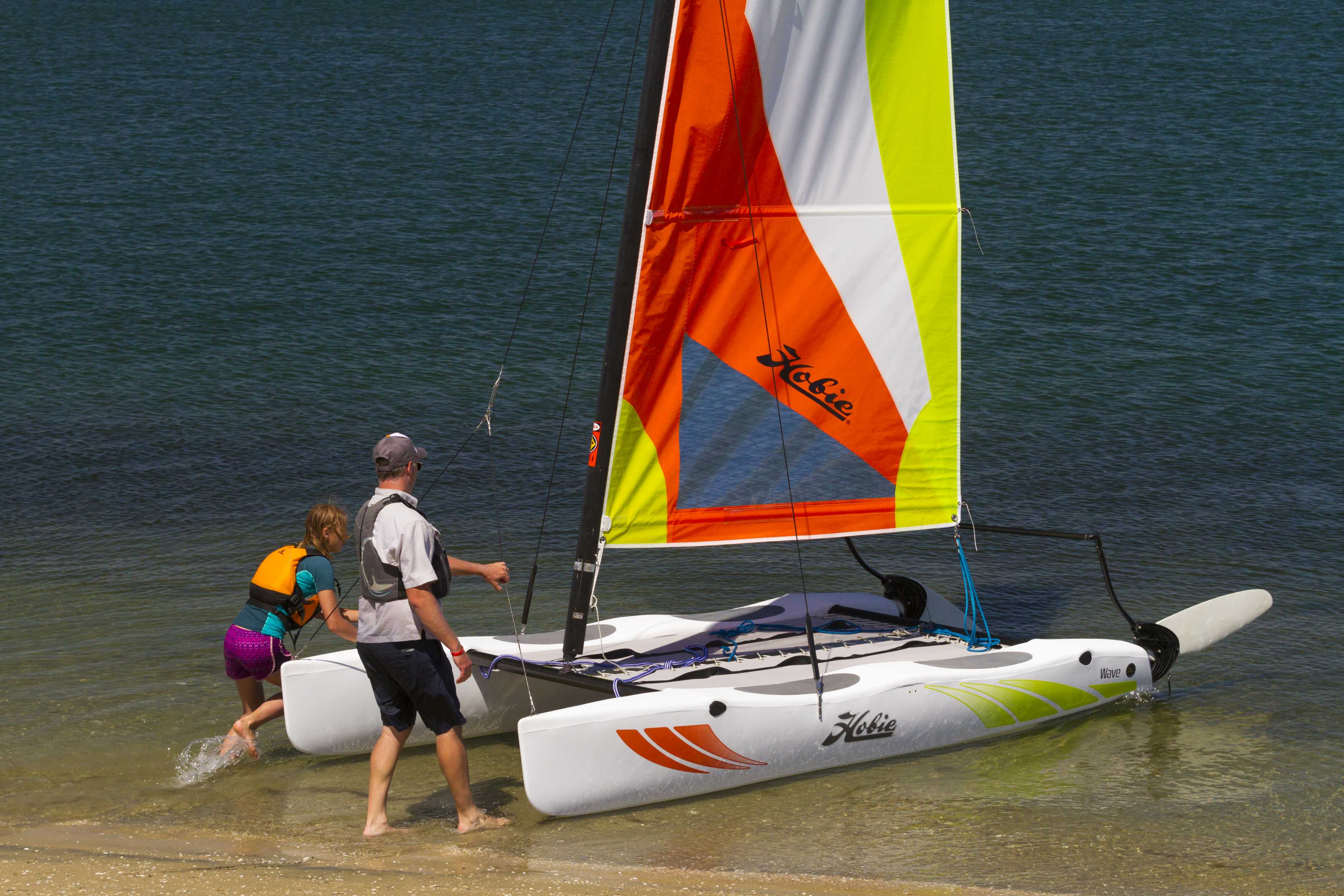 12 foot hobie cat sailboat