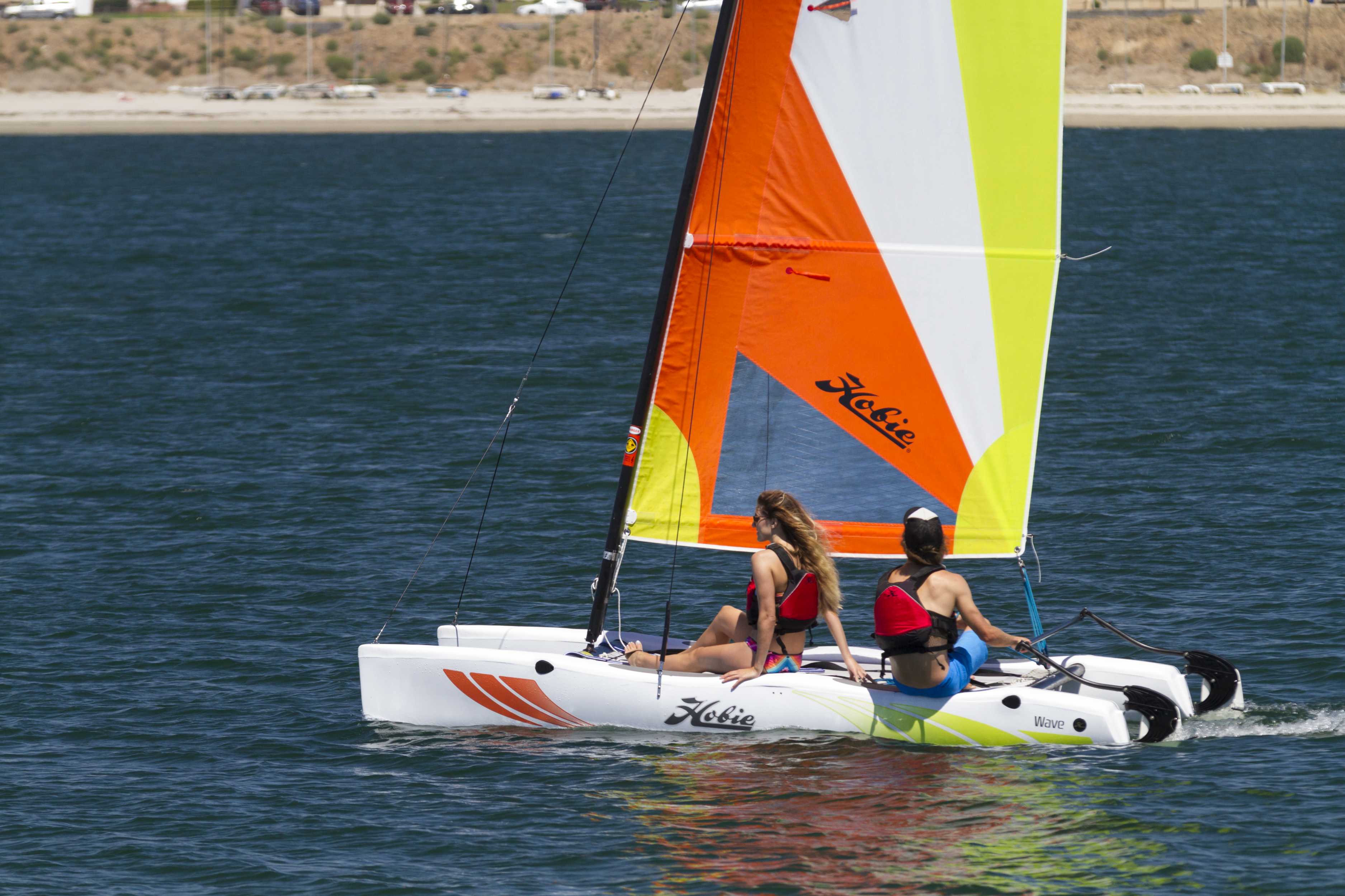 small hobie sailboat