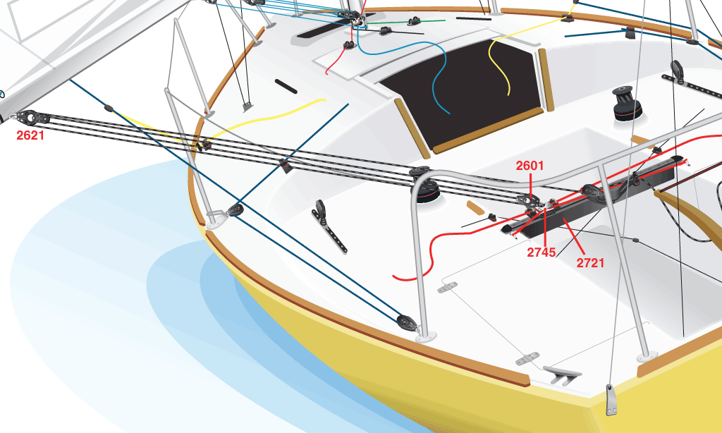 sailboat mainsheet rigging