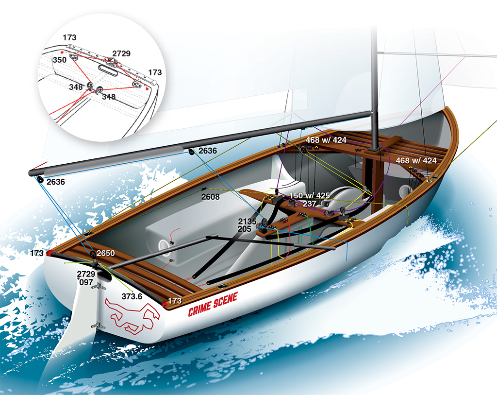 thistle sailboat mast length