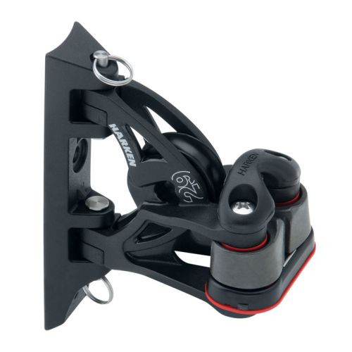 Harken 29 mm Carbo Pivoting Lead Block w/ Aluminum Cam Cleat - HAR