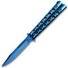 Swift Blue Balisong  Butterfly Knife