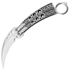 Silver Karambit Tactical Butterfly Knife Sharp Limited Edition