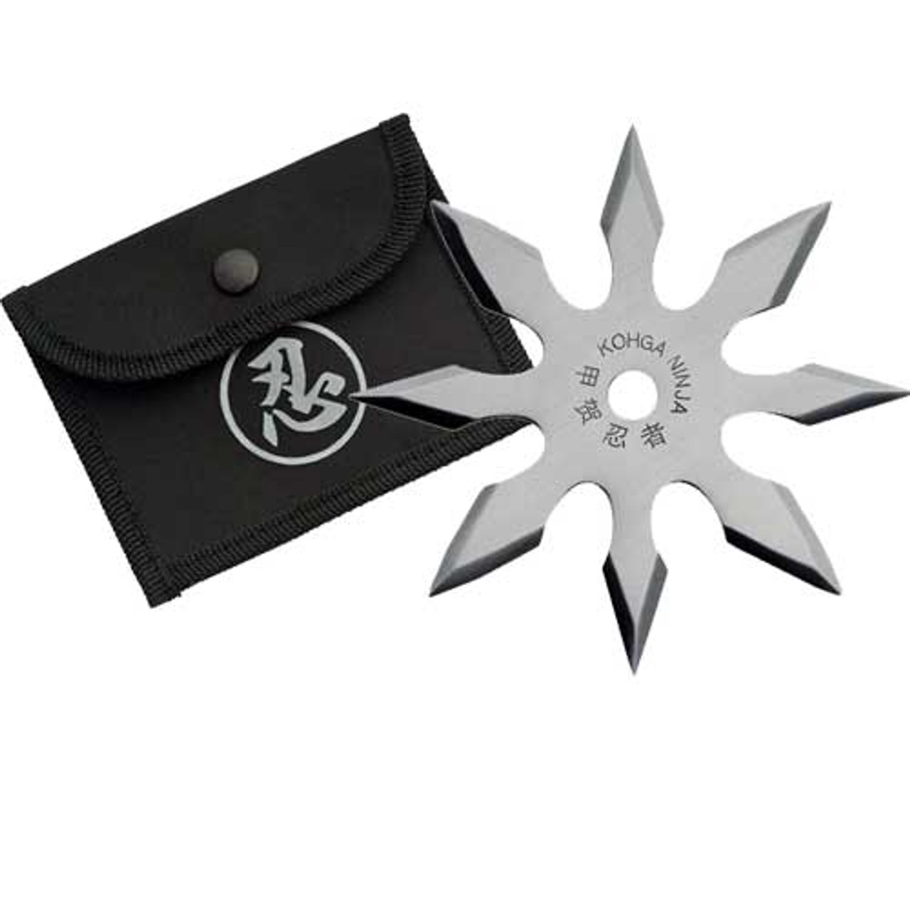 Kohga Silver Throwing Stars - Real Life Shuriken - Ninja Weapons