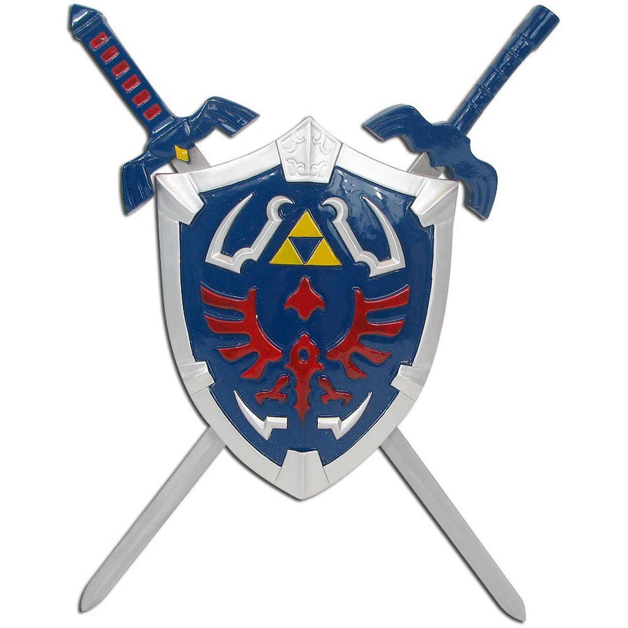 Zelda Hylian Shield & Swords Triforce Wall Mini Display Set - Edge Import
