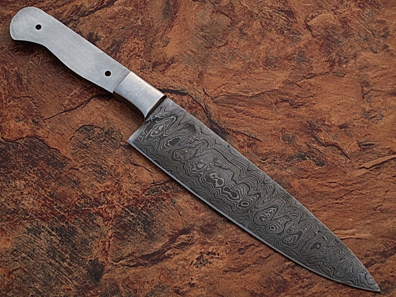 CUSTOM HANDMADE FORGED DAMASCUS STEEL CHEF KNIFE UTILITY KITCHEN KNIFE 2295